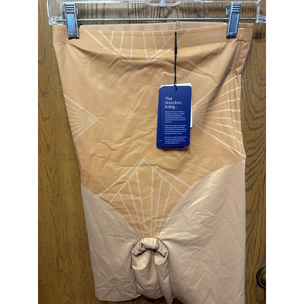 HoneyLove Nude Superpower Brief Nylon, Spandex, Cotton Sz M New With Tags 486